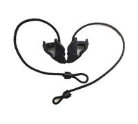 Coppia di corde per mensole per pacchi per A3 Sportback, S3, RS3 2013-2016 - OEM 8V4867667/8V4867668 - Parte di ricambio in ABS nero