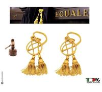 Coppia di Cordoniere Cordonietra Magistrato di Tribunale Avvocato ORO