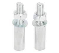 Coppia di cunei in acciaio, 2 pezzi, diametro 9,5 mm, lunghezza 44 mm, per fissaggio della pedivella sulla bicicletta, assemblaggio e riparazione del movimento centrale