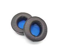 Coppia di cuscinetti auricolari, compatibili con le cuffie in schiuma Edifier G30S, PU blu