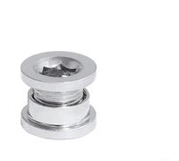 Coppia di dadi e bulloni per deragliatore posteriore, 2 pezzi, in acciaio, per compatibilità con ingranaggi standard