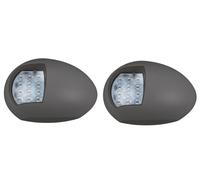 Coppia di fanali Montaggio verticale 12 luci led Fanale per barca 12v Nautico