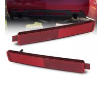 Coppia di fanali paraurti posteriori in plastica ABS per Cadillac CTS Rosso