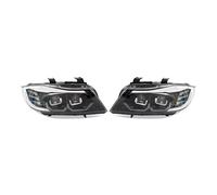 Coppia Di Fari Anteriori Per BMW Serie 3 E90 E91 325i 328i 2008 2009 2010 2011 2012, Fari Anteriori Per Auto, Luci Di Guida DRL Principale Fari Faro