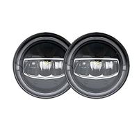 Coppia di fari LED rotondi da 7 pollici e 100 W con indicatori di direzione ambra DRL, fari abbaglianti e anabbaglianti, compatibili con Jeep Wrangler JK, CJ e TJ.