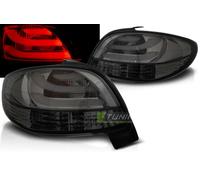 Coppia Di Fari Posteriori Peugeot 206 Dal 1998 Al 2006 LED BAR Fumè