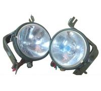 Coppia Di Fari + Supporti Sinistro E Destro Per Willys Jeeps MB Ford GPW "F" AEs