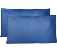 Coppia Di Federe 100% Puro Cotone, Set Di 2 Tessuti per Cuscino Letto Made in It