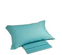 Coppia di Federe Caleffi tinta unita in 100% cotone.