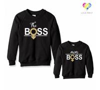 Coppia Di Felpe Padre/Figlio/a Festa del Papà "Boss Key"