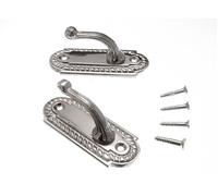 Coppia Di Fermacurtain Drape Cromati 70Mm - Nuovo Onestopdiy