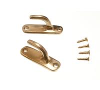 Coppia Di Fermacurtain Moderni In Ottone Massiccio 45 X 10 X 25Mm | Onestop