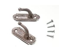 Coppia Di Fermacurtain Piccoli Georgian In Metallo Cromato | Onestopdiy