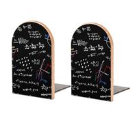 Coppia di fermalibri per mensole, matematica lineare, educazione matematica, per ufficio e scuola