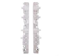 Coppia di fermi per staffa paraurti anteriore, per Nissan per NV200 2013-2021 62224-3LM0A, supporto guida supporto paraurti bianco ABS