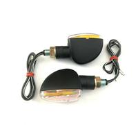 COPPIA DI FRECCE NERE NERO GAMBO CORTO LENTE IRIDESCENTE MOTO SCOOTER UNIVERSALE