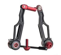 Coppia di freni a V per bici pieghevoli in lega di alluminio a braccio corto, compatibili con ruote da 14/20 pollici per Fnhon 412 (nero)