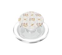 Coppia di galline rustiche fattoria prato acquerello PopSockets PopGrip per MagSafe