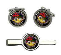 Coppia Di Gemelli E Fermacravatta Del Clan Scozzese Macdonald