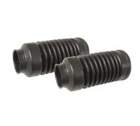 Coppia di ghette forcella moto (NERE) Dimensioni: 36x50x130 mm