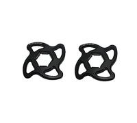 Coppia di ghiere di regolazione precarico Accossato nere con esagono interno da 14 mm per kawasaki Zx-6 R dal 2003 al 2004 (CC 600)
