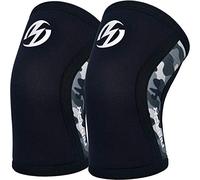 Coppia di gomitiere, supporto per sollevamento pesi, powerlifting, squat, basket e tennis, tutore a compressione in neoprene da 5 mm, per donne e uomini