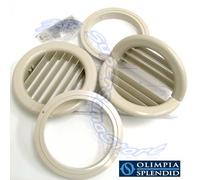 Coppia di griglie Ø 160 mm pieghevoli con flange per Unico Olimpia Splendid