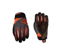 Coppia di guanti lunghi five race grigio arancio fluo nero