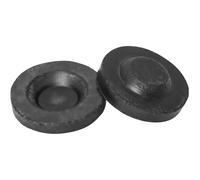 Coppia di guarnizioni a scodella per asta galleggiante Ø24 mm Nero