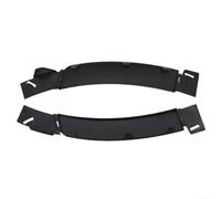 Coppia di guide dell'aria anteriori per W177 (2018-2022), in plastica ABS, colore nero, ricambio compatibile OEM (A1778857203 / A1778857303)