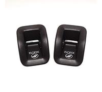 Coppia di guide per il sistema Isofix per interni di Audi A4 B8. Colore nero