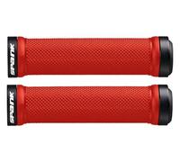 Spank Spoon Red - Manopole per bicicletta per adulti, unisex, 130 mm