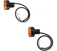 Coppia di indicatori di direzione a LED sinistro destro per scooter KuKirin | Indicatore laterale sinistro, alloggiamento ABS arancione, LED ad alta visibilità, misura standard per modello A1
