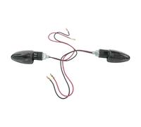 Coppia di indicatori di direzione neri colorati certificati e universali...