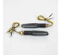 Coppia di indicatori di direzione sequenziali a LED arancioni OPM Troop per moto