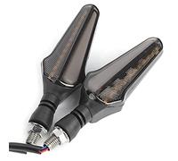 Coppia di Indicatori di Direzione Universali per Motociclette, Modifica della Luce A 24 LED, Materiale ABS Luminoso Impermeabile per Motociclette