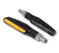 Coppia Di Intermittenti A LED Stealth Nero / 6348
