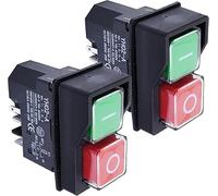 Coppia di interruttore elettrico acceso IP55 rosso e verde 240V per la sostituzione dell'interruttore elettrico del miscelatore del cemento Belle Minimix