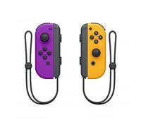 Coppia di Joy-Con sinistra neon viola e destra neon arancione destra
