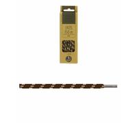 Coppia di lacci tubolari Élémenterre Twist Marron 150 cm
