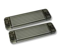 Coppia Di Lenti Indicatori Fari ARB Bullbar 135 X 38Mm Fumè Segnale Di Direzione