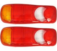 Coppia Di Lenti Per Fanali Posteriori Eclipse Teardrop Adatte Per Fiat Ducato