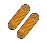 Coppia di lenzuola anteriori riflettenti per scooter Xiaomi 9 che migliorano la sicurezza aumentando la visibilità su strade durante le ore buie con materiali robusti (giallo)
