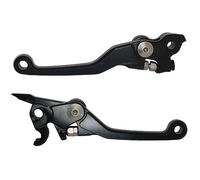Coppia di leve Accossato nere per Ktm EXC 200 dal 2009 al 2013 (CC 200)