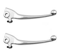 Coppia di Leve Accossato per APRILIA SCARABEO 300 CLASS dal 2010 al 2015 (CC 300) Leva Accossato argento Grimeca