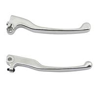 Coppia di Leve Accossato per APRILIA SR dal 1999 al 2003 (CC 125) Leva Accossato argento