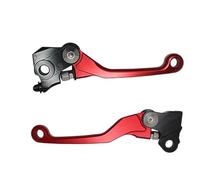 Coppia di leve Accossato rosse per Honda CRF 250RX dal 2019 al 2022 (CC 250)