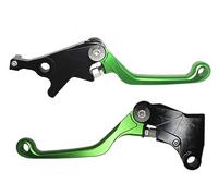 Coppia di leve Accossato verdi per Kawasaki KLX 125 dal 2010 al 2016 (CC 125)