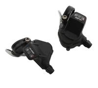 Coppia di leve per bici da corsa per manubri doppi e tripli P2R Push-Pull Shimano Noir