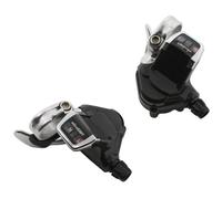 Coppia di leve per bici da corsa per manubri tripli piatti P2R Push-Pull Shimano Nero